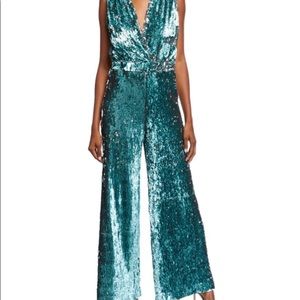 ❤️Gorgeous NEW Carolina Ritzler two tone sequin jumpsuit!!!! Gorgeous!!!!